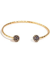 Ebru Jewelry - Sapphire Grace Adjustable Cuff Bracelet - Lyst
