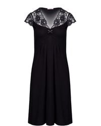 Oh!Zuza - Classy Midi Nightdress With Lace - Lyst