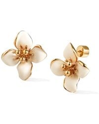 Retro Chic - Iris Blossom Stud Earrings - Lyst