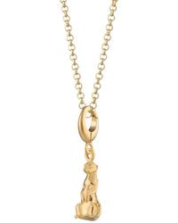 Lily Charmed - Plated Meerkat Charm Necklace - Lyst