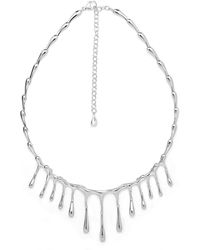 Lucy Quartermaine - Sterling Short Multi Drip Necklace - Lyst
