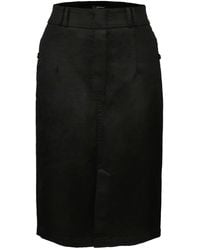 Smart and Joy - Pencil Cotton Skirt - Lyst