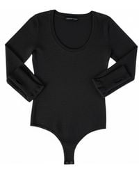 Circular Path - U Neck Long Sleeve Bodysuit - Lyst