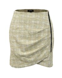 Smart and Joy - Short Skirt With Side Drape And Bias - Lyst