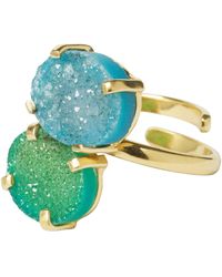 YAA YAA LONDON - Colour Pop Lux Adjustable Ring - Lyst