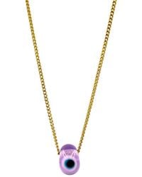 1610Istanbul - Evil Eye Lila Necklace - Lyst
