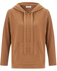 Peraluna - Cashmere Blend Knit Hoodie Pullover Sweater - Lyst