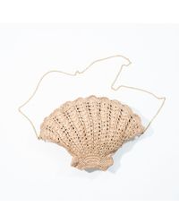 Zanatany Concepts - Shell Raffia Bag - Lyst