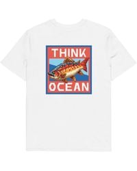 Anchor and Crew - Think Ocean Fish Pixel Art Organic Cotton T-Shirt - Lyst
