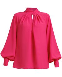 Tia Dorraine - Get Down To Business Lightweight Oversized Blouse - Lyst