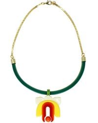 Gissa Bicalho - Acrylic Handmade Necklace Lilium - Lyst
