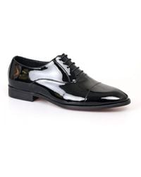 DAVID WEJ - Frederick Patent Oxford Dress Shoe - Lyst