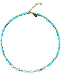 Christina Greene - Free Spirit & Pearl Beaded Necklace - Lyst