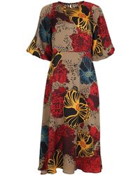 Traffic People - Into My Arms Floral Drape Dress - Lyst