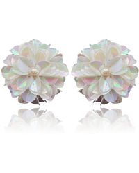 PINAR OZEVLAT - Blossom Studs Shell - Lyst