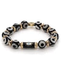 Ebru Jewelry - Karma Evil Eye Beaded Bracelet - Lyst