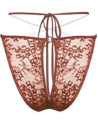 MONIQUE MORIN LINGERIE - Rush Bikini Ouvert Sugar - Lyst