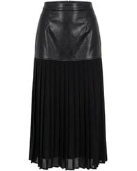 Esther Saadia - Rebel Romance 50/50 Leather Skirt - Lyst
