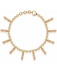Linda Fiore - Amalei Vermeil Bracelet With Light Enamel - Lyst