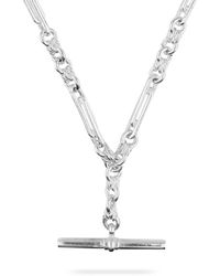Phira London - Silver De Beauvoir Two Necklace Chain - Lyst