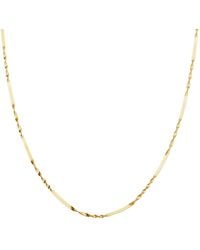 Spero London - Half Twisted Sterling Chain Necklace Singapore Chain - Lyst