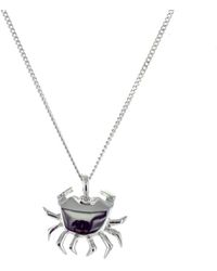 Origami Jewellery - Mini Crab Necklace Sterling - Lyst