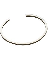 Posh Totty Designs - Sterling Silver Mens Slim Cuff - Lyst