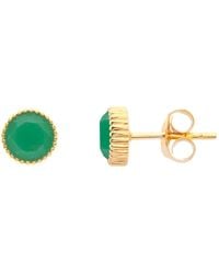 Auree - Barcelona May Birthstone Stud Earrings - Lyst