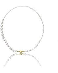 Miss Cecilia - Abby Pearl Necklace - Lyst