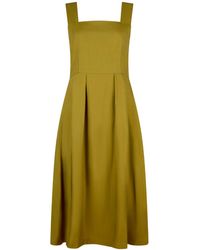 NUMBAT - Sybil Cotton Midi Pinafore Dress - Lyst