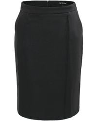Smart and Joy - Straight Skirt With Stitched Folds - Lyst