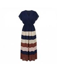 Nooki Design - Rosalie Striped Maxi Dress - Lyst
