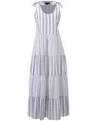 Smart and Joy - Tiered Panels Stripes Game Dress - Lyst
