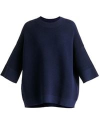 Paisie - Mock Neck Cropped Sleeve Ribbed Jumper - Lyst