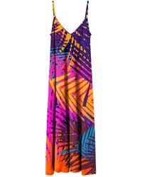 Aloha From Deer - Colorful Palm Maxi Dress - Lyst
