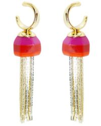 Gissa Bicalho - Acrylic Handmade Earring Fringe Butterfly - Lyst