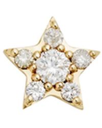 Zoe & Morgan - Alcyone Diamond Stud Single - Lyst