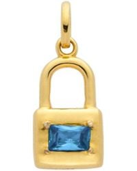 Belinda Jewelz - Sapphire Padlock Charm - Lyst