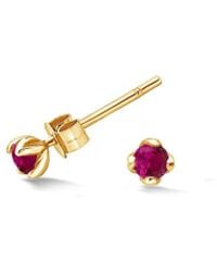 Dower & Hall - Ruby Orissa Studs - Lyst