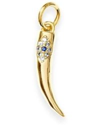 Alexie of Athens - Evil Eye Horn Charm - Lyst