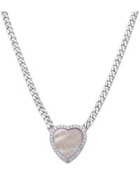 LÁTELITA London - Heart Mother Of Pearl Necklace - Lyst