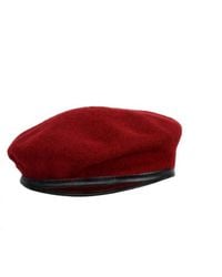 DAVID WEJ - Wickliffe Wool Beret – Burgundy - Lyst