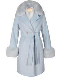 Santinni - Rear Window 100% Cashmere & Wool Coat - Lyst