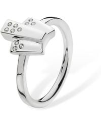 Lucy Quartermaine - Art Deco Triple Layer Ring - Lyst
