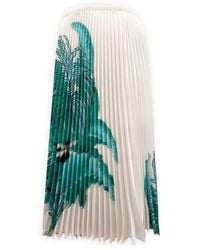 Wild Cosmos - Lillian West Palm Pleated Skirt - Lyst