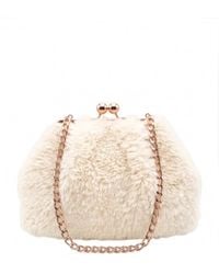 Nooki Design - Booba Faux Fur Clutch Bag - Lyst