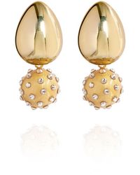 Saule Label - Tulia Jet Earrings - Lyst