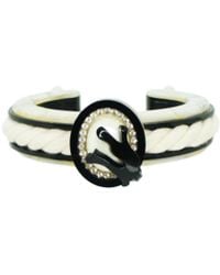 Gissa Bicalho - Acrylic Handmade Bracelet Coral And Pearl Cord - Lyst