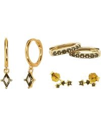 Harfi - Peridot August Birthstone Earrings Gift Set For Her - Lyst