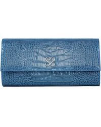 Stessa by Sarah - The Valentina Croc Clutch - Lyst